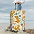 thumbnail image 7 of Naloa Whimsical Fox Floral Garden Elastic Suitcase Protector, Travel Suitcase Protector Cover Fits 18-32in Suitcase(No luggage included)-Medium, 7 of 7