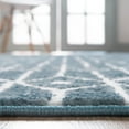 thumbnail image 7 of Unique Loom Matrix Trellis Collection Area Rug - Diamonds (7' Square Blue/Light Blue), 7 of 7