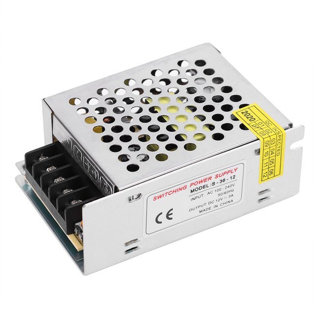 Switch, Medium Low Voltage Equipment, Power Supply Driver Adapter for DC12V LED Screen Light Bar, 3D Printer, Protective Functions for Industrial Automation