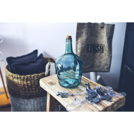 - Peel-n-Stick Poster of Wooden Vintage Retro Carafe Wood Dutch Poster 24x16 Adhesive Sticker Poster Print