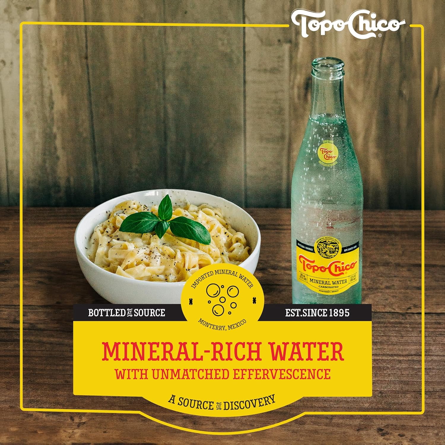 TOPO CHICO Mineral Water, 12 Fl Oz, Pack of 24