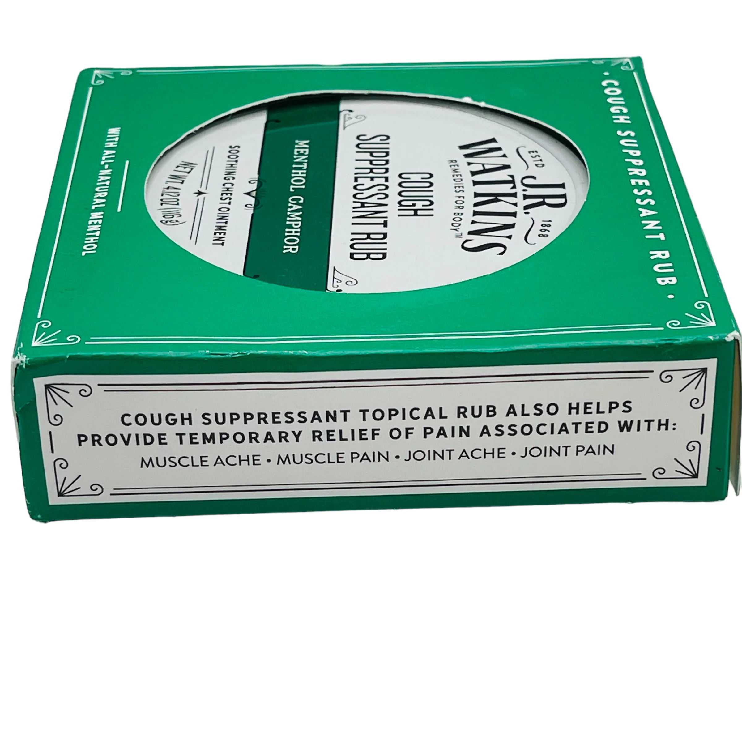 J.R. Watkins Menthol Camphor Menthol Camphor Ointment 4.12 oz
