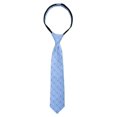 thumbnail image 1 of Spring Notion Boys' Pre-tied Woven Zipper Tie X-Small Light Blue Dotted, 1 of 4