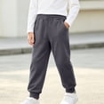 thumbnail image 6 of tarylea Girls Boys Pants Cinch Bottom Elastic Waist Sweatpants Casual Cotton Solid Color Trousers with Pockets, 6 of 6