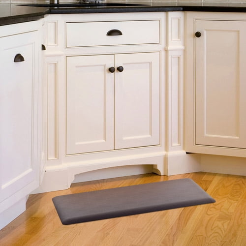 Somerset Home Memory Foam Kitchen Comfort Mat, 20" x 36", Brown