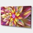 thumbnail image 1 of Designart - Grande Fleur Fractale Alien Multicolore - Impression sur Toile Florale, 1 of 2