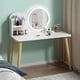 thumbnail image 3 of Bedroom Mirror Vanity Table Makeup Light Console Luxury Dressing Table Modern Coffee Large Beauty Penteadeira Home Furniture My Lux Decor Round, 3 of 16