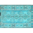 thumbnail image 1 of Ahgly Company Indoor Rectangle Southwestern Light Blue Country Area Rugs, 5' x 8', 1 of 4