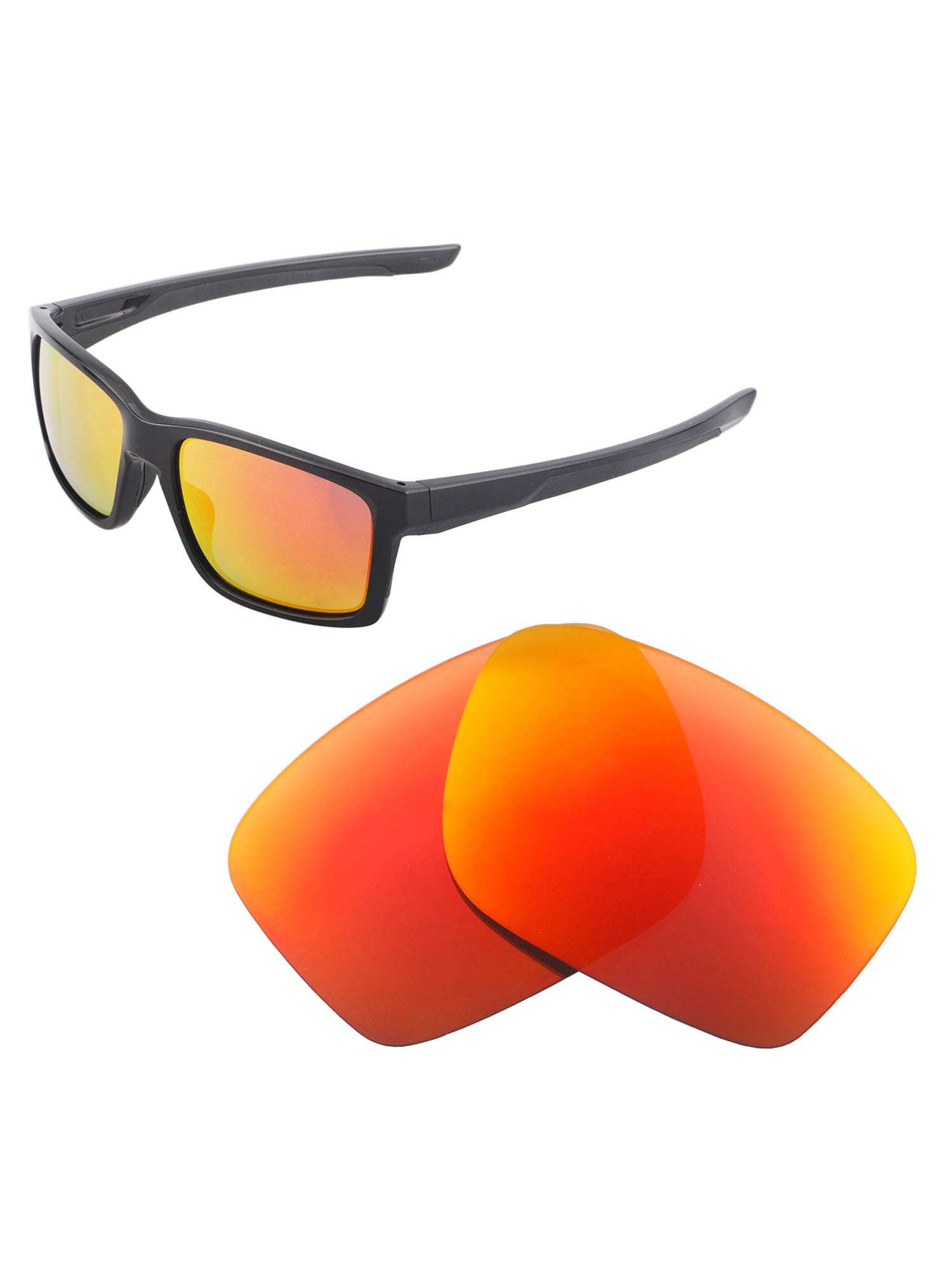 Walleva Walleva Fire Red Polarized Replacement Lenses for Oakley