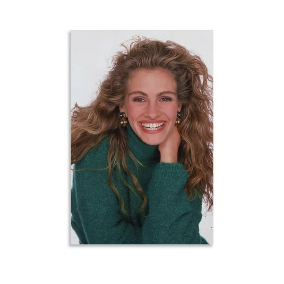 Julia Roberts Poster (1) Canvas Poster Wall Art Picture Prints Hanging Photo Gift Decor Home Posters Artworks 16x24inch(40x60cm)