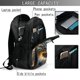 thumbnail image 4 of Disketp Golden White Fire Dragon Mochila de Viaje Estampada para Laptop con Puerto de Carga USB, Mochila Impermeable para Computadora – Regalo para Hombres y Mujeres, 4 of 7