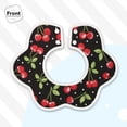 thumbnail image 3 of Hirioo Sweet Red Cherry for Baby Cotton Petal Bib Drool Bibs for Baby Boy Unisex, 3 of 9