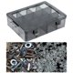 thumbnail image 4 of Caja de Almacenamiento de Herramientas, Contenedor, Organizador de Cajas, Apible con Tapas, Organizador de Manualidades, Contenedor de Exhibición Pa , 12 rejils 12 rejillas shamjiam Contenedor de almacenamiento, 4 of 8