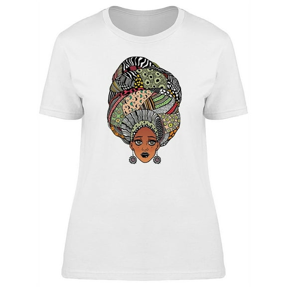 Young African Or Indian Girl T-Shirt Women -Image by Shutterstock, Female Large