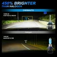 thumbnail image 3 of 9012 LED Headlight Bulbs ,Super Bright High and Low Beam Headlight Bulbs Kit, 6500K Cool White Light LED Bulbs, Pack of 2, 3 of 6