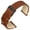 Brown/Black Buckle, variant on ANNEFIT Quick Release Watch Bands, Italian Vintage Leather Replacement Strap for Men and Women, Band Width 18mm with Black Buckle (Saddle Brown)