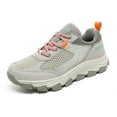 thumbnail image 4 of PPCHVOMEY Women's Hiking Sneakers Breathable Lightweight Walking Shoes Orthopedic Support Arch Comfort Trail Running Gym Workout Shoes, 4 of 8