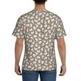 thumbnail image 3 of Bixox Men's Cute Rabbit Printed Short Sleeve Skinny Athletic T-Shirt, 3 of 6