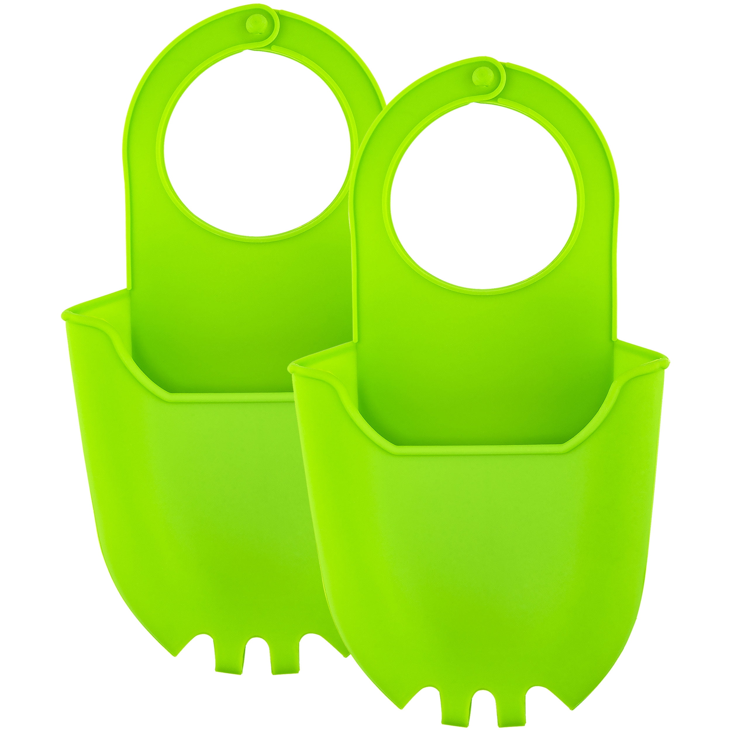 Sink Faucet Sponge Holder, Green 2 Pack