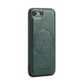 thumbnail image 4 of for iPhone 7 / 8 / SE 2020 / SE 2022 Wallet Case, Detachable Credit Card Holder [RFID Blocking] [Compatible with MagSafe] Premium PU Leather Kickstand Back Flip Magnetic Clasp Shockproof Case, Green, 4 of 10