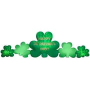 Gemmy Projection Airblown Inflatable Kaleidoscope St. Patrick's Day Cluster of Clovers Collection Scene (GGO), 3 ft Tall