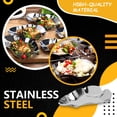 thumbnail image 4 of Sauce Dish Portable Stainless Steel Appetizer Tray Roast Spice Seasoning Plates Condiment Washable Dipping Household Kitchen, 4 of 8