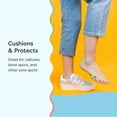 thumbnail image 4 of ZenToes U-Shaped Felt Callus Pads | Calluses Remover Cushion from Rubbing on Shoes | Helps Reduce Foot and Heel Pain, 18 Ct, 4 of 8