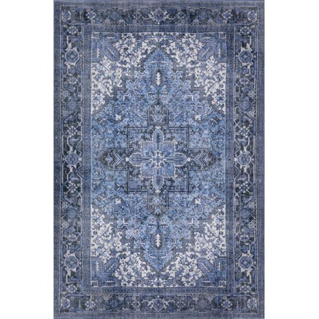 Dalyn Rug AM3CB8X10 7 ft. 10 in. x 9 ft.10 in. AM3 Amanti Area Rug, Cobalt
