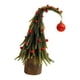 thumbnail image 4 of Mini árbol de Navidad artificial con punta torcida, práctico y decorativo. 30 centímetros, 4 of 9