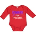 thumbnail image 3 of Inktastic Tougher Than Cystic Fibrosis Boys or Girls Long Sleeve Baby Bodysuit, 3 of 5
