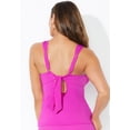 thumbnail image 2 of Swimsuits for All Women's Keyhole Underwire Tankini Top, 2 of 2