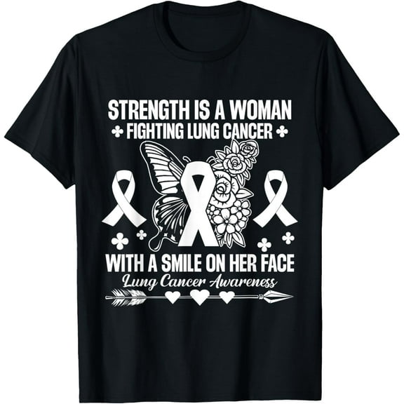 Lung Cancer Awareness Women T-Shirt