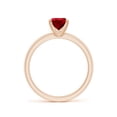 thumbnail image 2 of ANGARA Lab Grown 1.15 Ct Prong-Set Pear Ruby Solitaire Engagement Ring for Women in 14K Rose Gold (Size-8x6mm) | July Birthstone, Birthday, Anniversary, Jewelry Gift for Women | Lab-Grown Ruby Ring, 2 of 7