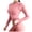 Pink, variant on Womens Work Tops Lightweight Linen Blend Tops Women Workout Crop Top Seamless Shirt Athletic Yoga Short Sleeve Fitness Tight Tee Gym Cropped Tank Tops Women’S Crochet Detail Tops S