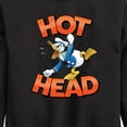 thumbnail image 3 of Disney - Hot Head Donald Duck - Toddler & Youth Crewneck Fleece Sweatshirt, 3 of 5