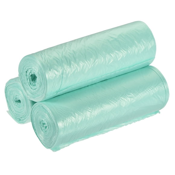 Bolsas de basura forros de cesto para cocina, oficina, baño, dormitorio, azul claro