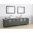 thumbnail image 6 of Vanity Art 108" Double Sink Freestanding Bathroom Vanity Set with Engineered Marble Top and Mirror, 6 of 11