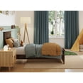 thumbnail image 4 of AFI Naples Twin Solid Wood Low Profile Platform Bed with Matching Footboard, Walnut, 4 of 12