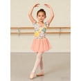 thumbnail image 3 of Aideaone Ballet Leotard for Girls Toddler Dance Dress Outfit with Skirt Ruffle Sleeve 3-8Y, 3 of 7
