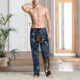 thumbnail image 6 of Lsque Mystical Underwater Coral Scene Print Men's Pajama Pants, Lounge Pant - Comfortable Home Wear,Elastic Waistband, Stylish Design-Small, 6 of 9