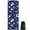 Blue Soccer Elements, variant on Blue Soccer Elements Pattern Hot Yoga Mat Towel Non Slip for Hot Yoga - Quick-Drying Yoga Mat Cover with 4 Corner Pockets with Travel Bag - Hot Yoga Towel Non Slip Grip Moisture Wicking Sweat 70"x26"