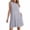 Dark Blue, variant on Summer Casual Sleeveless Crew Neck Striped Dress for Women with Loose Fit Breathable Knee-Length Dresses