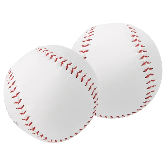 Practice Baseball, Softball Ball, 2Pcs High Elastic PU And Sawdust For Game Softball Training Daily Practice