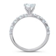 thumbnail image 4 of 1.30 Ct Pear Cut Aquamarine Gemstone Beautiful Engagement Ring for Women 14K White Gold Size 3 by Diamond-Capitals, 4 of 8
