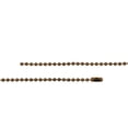 thumbnail image 2 of 3.2mm Antique Brass Ball Chain Necklace with Extra Durable Color Protective Finish - 36 Inches, 2 of 2