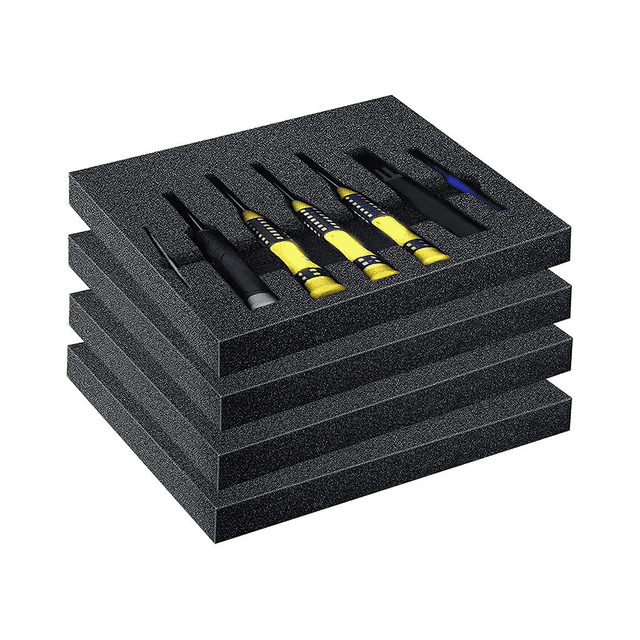 Polyethylene Foam Sheet - 4Pack Of Polyurethane Foam Pads for Packing and Crafts, 16Inch X 12Inch X 1Inch Thickness