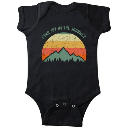 

Inktastic Joy In The Journey Retro Sunset Gift Baby Boy or Baby Girl Bodysuit