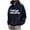 Navy, variant on ZVNAΖH Men's Trendy 3D Letter Print Hoodie, Fleece Lined Drop Shoulder Pullover, Graphic Hooded Sweatshirt for Casual & Street Style, M-3XL