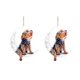 thumbnail image 1 of Xihbxyly Cosas Por Menos de 5 Dolares Adorno de Navidad y Diseño de Perro En Forma de Siéntate En Hermoso Artefacto de Hierro para Amantes de Los Perros, 2 Piezas, 1 of 4