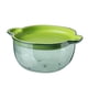 thumbnail image 2 of Colador Grande de Cocina, Cesta de Plástico de Doble Capa para Lavar Verduras, Cuencos para Limpiar, Lavar y Mezclar, Desmontable., 2 of 4